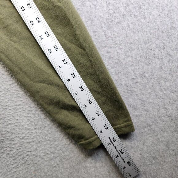 BYLT Shirt Mens XXL Green Drop Cut Henley Tee Grunge Workout Gym Muscle - Picture 8 of 10